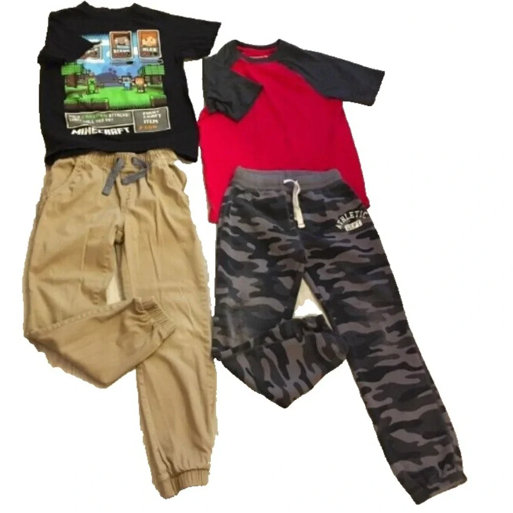 EUC Huge Lot Boys Clothes 10 pieces‎ ALLSEASON Boys Clothes Size 6-7